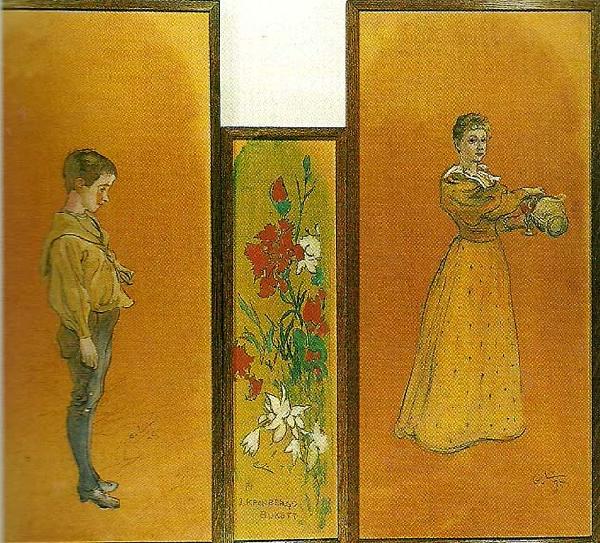 Carl Larsson familjen borjeson oil painting image